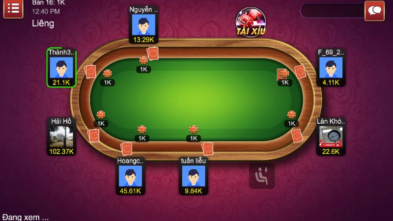 Đánh game bài Liêng King52 ăn tiền khủng mỗi ngày