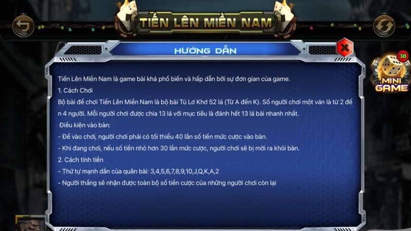 Luật chơi game bài chi tiết