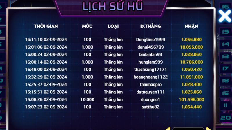 lịch sử nổ hũ  game  Đường Đua Vinh Quang tốc độ