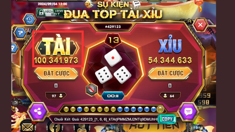 Quy luật phổ biến trong đặt cược game tài xỉu trực tuyến 